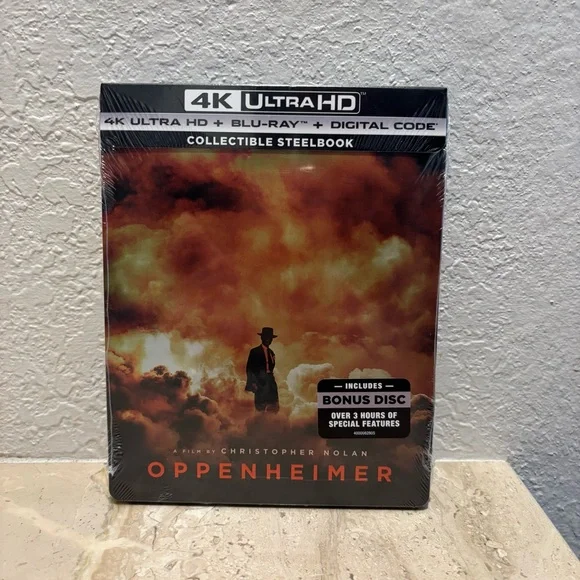 NEW Sealed US Oppenheimer 4K Blu-Ray STEELBOOK Best Buy Exclusive